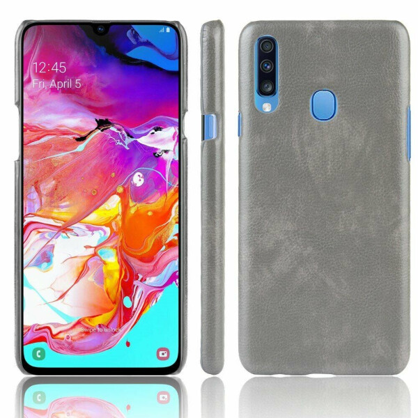 

Защитный чехол Deexe Leather Back Cover для Samsung Galaxy A20s (A207) - Grey