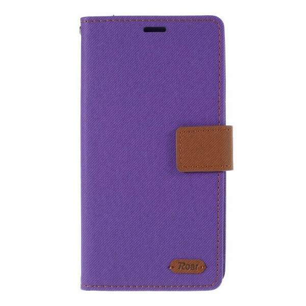 

Чехол-книжка ROAR KOREA Cloth Texture для Huawei Honor 20 / Nova 5T - Purple