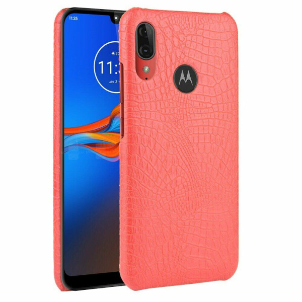 

Защитный чехол Deexe Croco Style для Motorola E6 Plus (XT2025) - Red