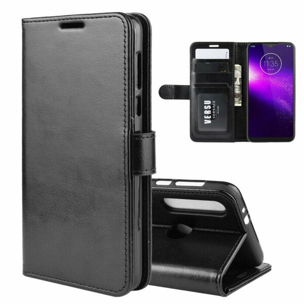 

Чехол-книжка Deexe Wallet Style для Motorola One Macro / Moto G8 Play - Black