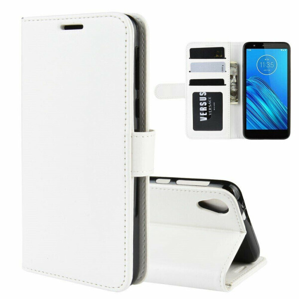 

Чехол-книжка Deexe Wallet Style для Motorola E6 - White