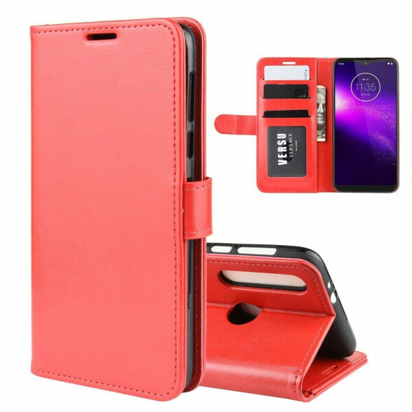 

Чехол-книжка Deexe Wallet Style для Motorola One Macro / Moto G8 Play - Red