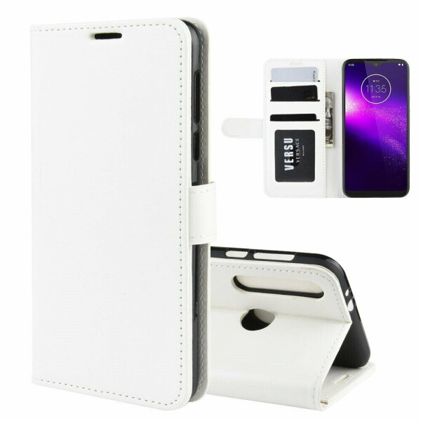 

Чехол-книжка Deexe Wallet Style для Motorola One Macro / Moto G8 Play - White