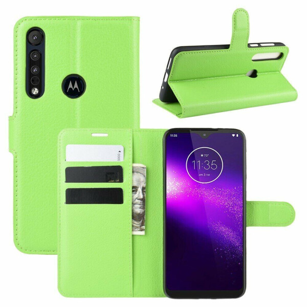 

Чехол-книжка Deexe Book Type для Motorola One Macro / Moto G8 Play - Green