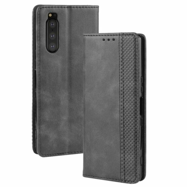 

Чехол Deexe Retro Style для Sony Xperia 5 - Grey