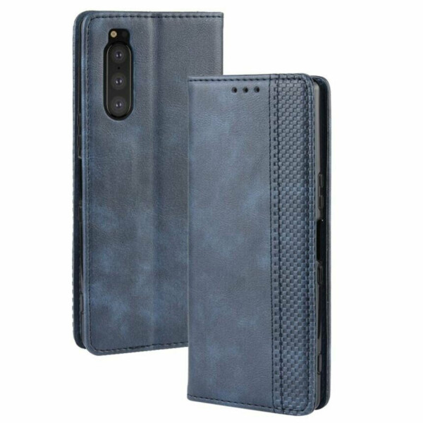

Чехол Deexe Retro Style для Sony Xperia 5 - Blue