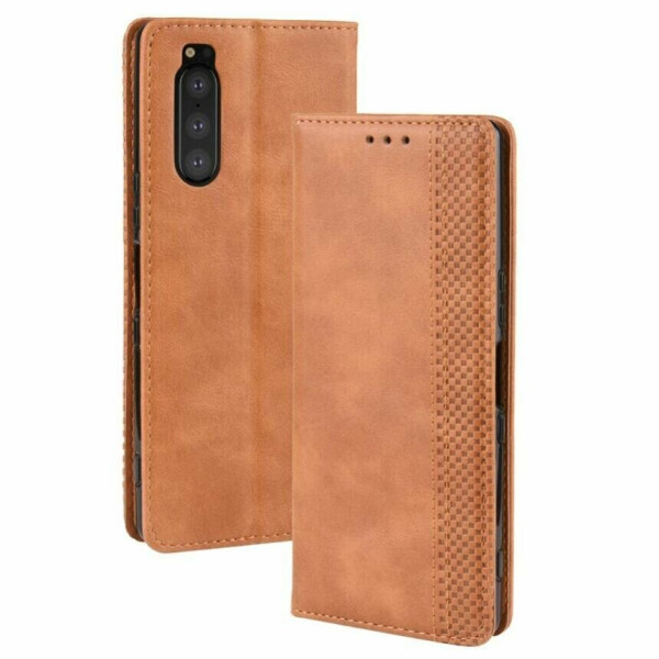 

Чехол Deexe Retro Style для Sony Xperia 5 - Brown