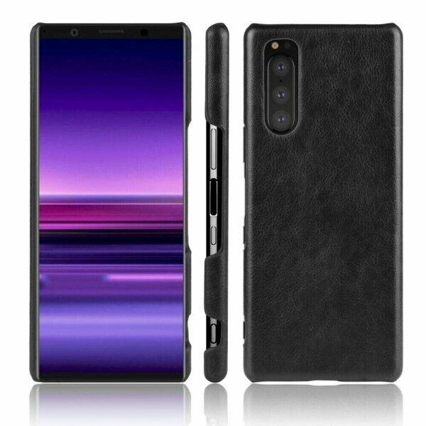 

Защитный чехол Deexe Leather Back Cover для Sony Xperia 5 - Black