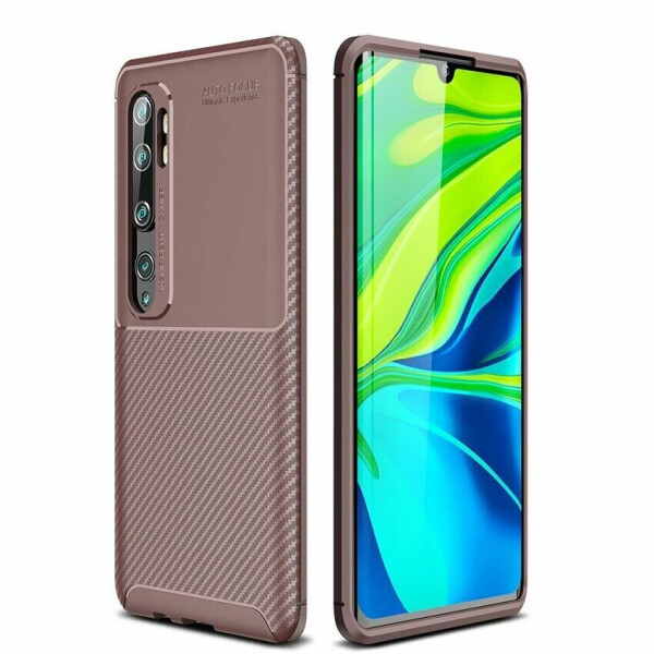 

Защитный чехол Deexe Fusion для Xiaomi Mi Note 10 / Note 10 Pro - Brown