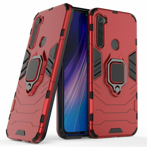 

Защитный чехол Deexe Hybrid Case для Xiaomi Redmi Note 8 - Red
