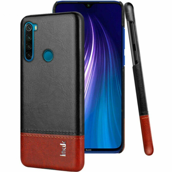 

Защитный чехол IMAK Leather Series для Xiaomi Redmi Note 8 - Black / Brown