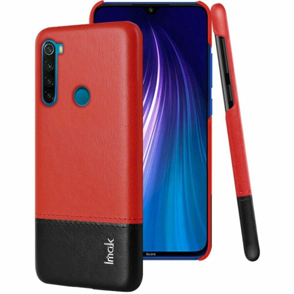 

Защитный чехол IMAK Leather Series для Xiaomi Redmi Note 8 - Red / Black