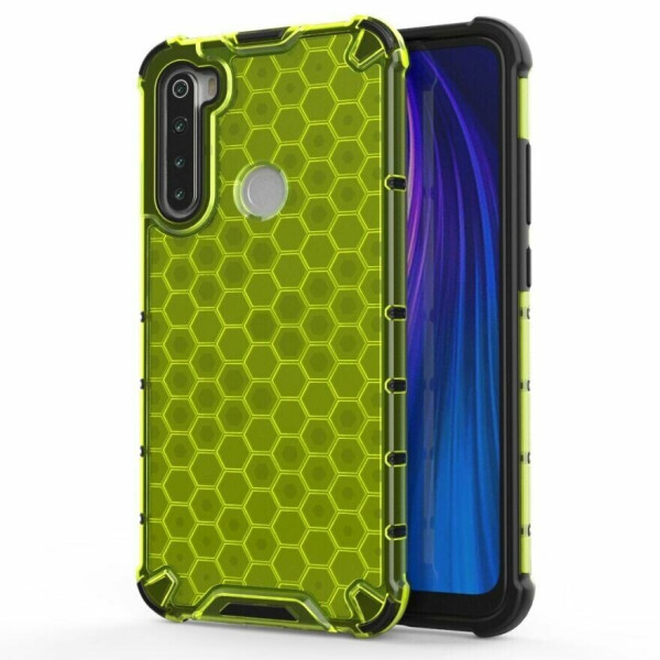 

Защитный чехол Deexe Honeycomb Series для Xiaomi Redmi Note 8 - Green