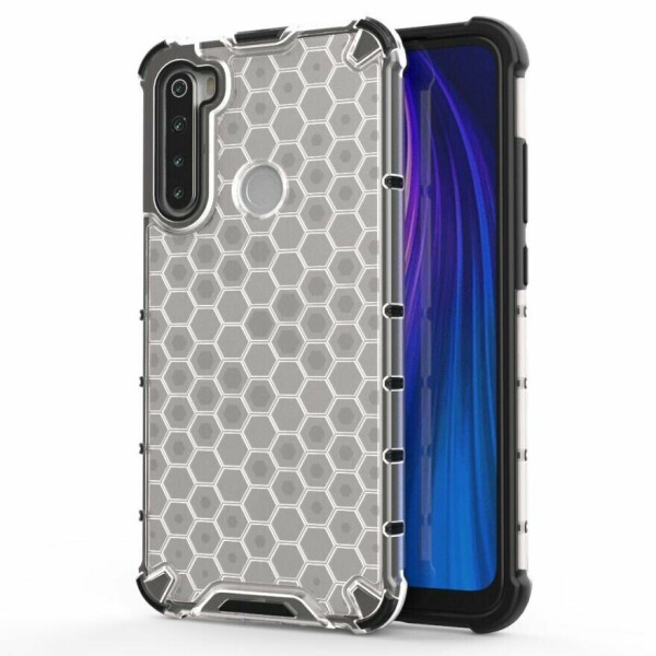 

Защитный чехол Deexe Honeycomb Series для Xiaomi Redmi Note 8 - White