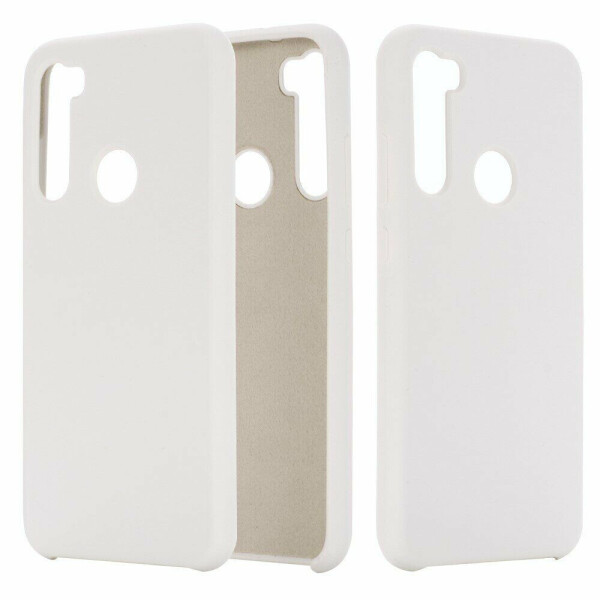 

Защитный чехол Deexe Silicone Case для Xiaomi Redmi Note 8 - White