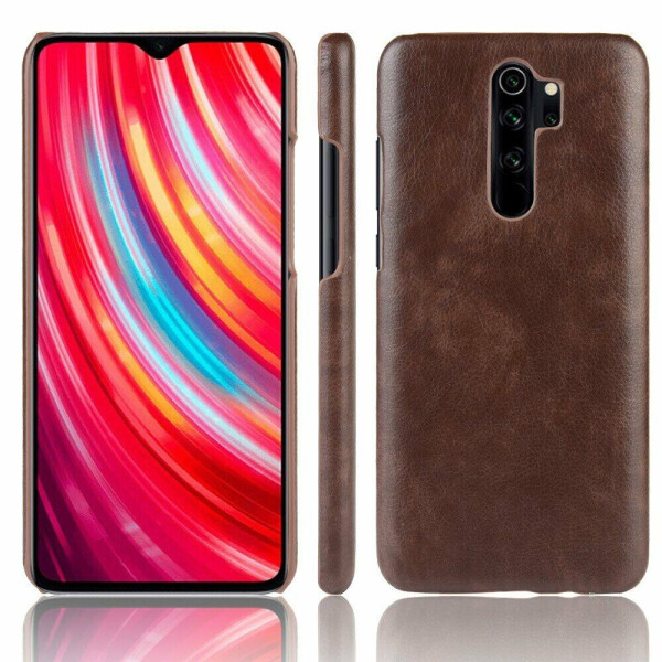 

Защитный чехол Deexe Leather Back Cover для Xiaomi Redmi Note 8 Pro - Coffee