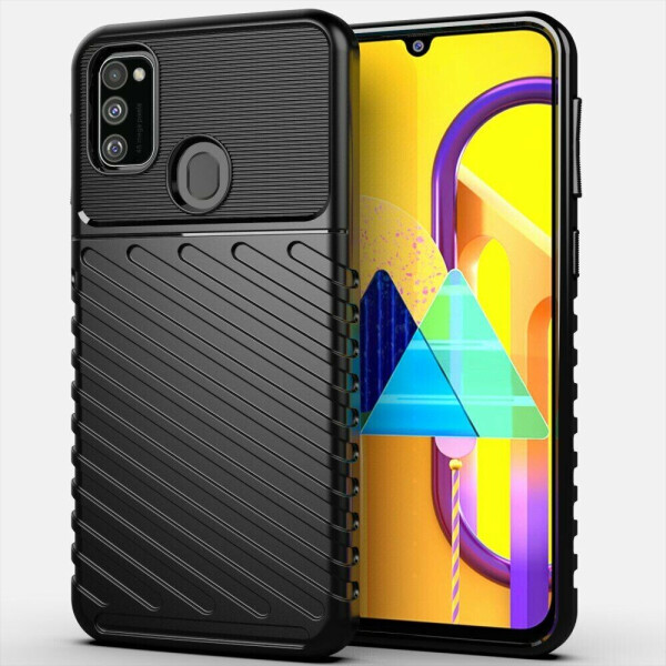 

Защитный чехол Deexe Thunder Series для Samsung Galaxy M30s (M307) / Galaxy M21 (M215) - Black