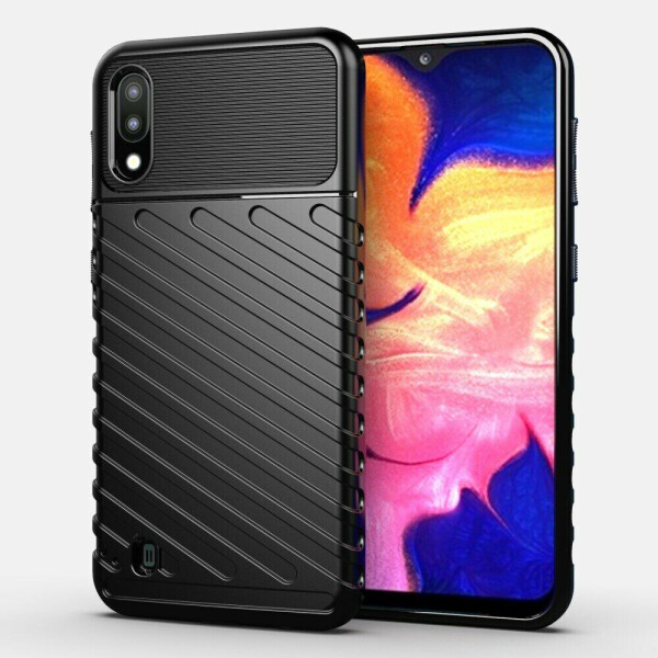 

Защитный чехол Deexe Thunder Series для Samsung Galaxy A10 (A105) / M10 (M105) - Black