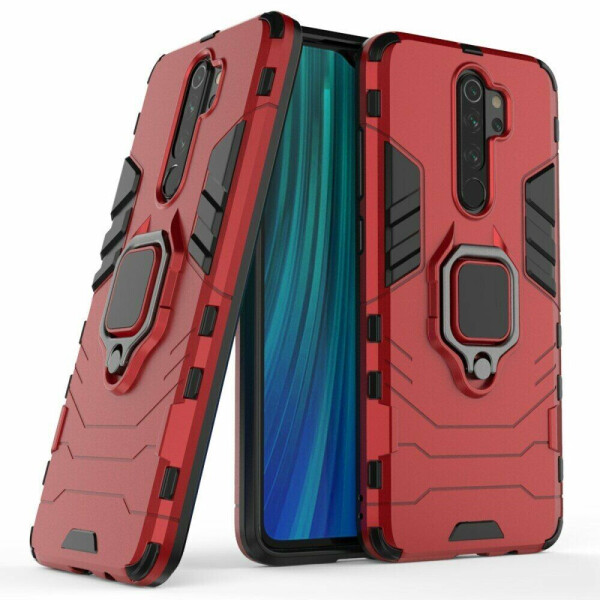 

Защитный чехол Deexe Hybrid Case для Xiaomi Redmi Note 8 Pro - Red