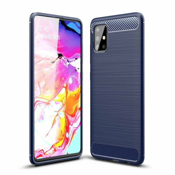 

Защитный чехол UniCase Carbon для Samsung Galaxy A51 (A515) - Dark Blue