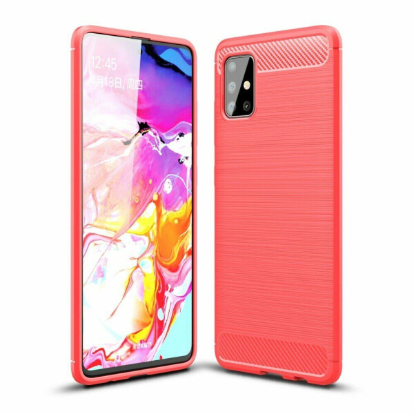 

Защитный чехол UniCase Carbon для Samsung Galaxy A51 (A515) - Red