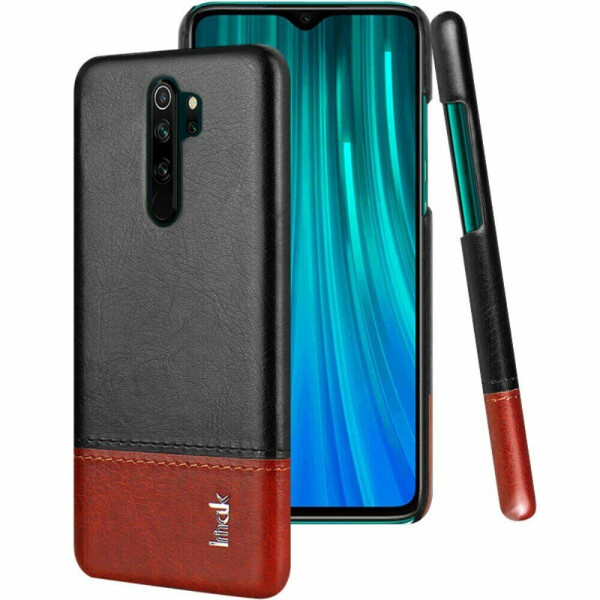 

Защитный чехол IMAK Leather Series для Xiaomi Redmi Note 8 Pro - Black / Brown
