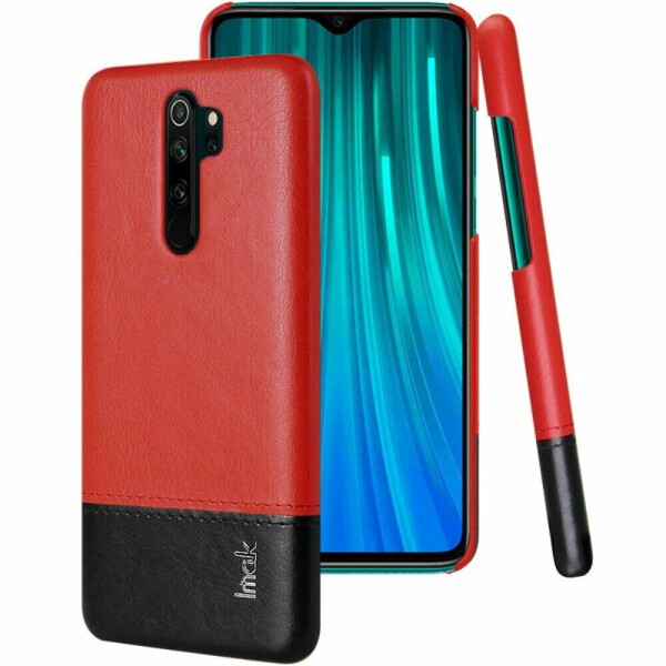 

Защитный чехол IMAK Leather Series для Xiaomi Redmi Note 8 Pro - Red / Black