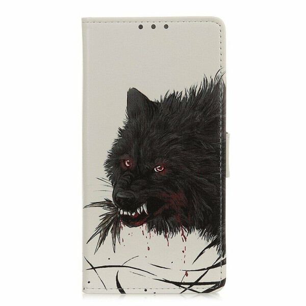 

Чехол Deexe Life Style Wallet для ZTE Blade A7 (2019) - Black Wolf