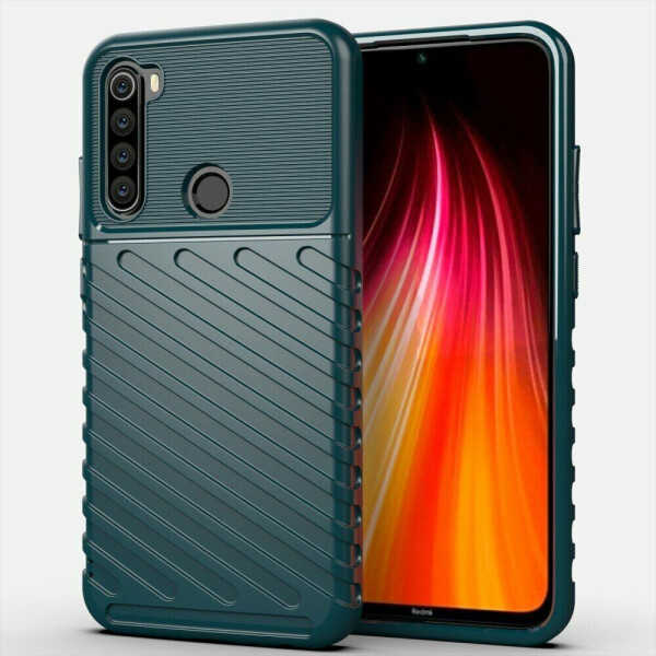 

Защитный чехол Deexe Thunder Series для Xiaomi Redmi Note 8 - Green