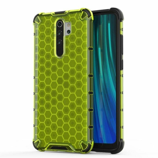 

Защитный чехол Deexe Honeycomb Series для Xiaomi Redmi Note 8 Pro - Green