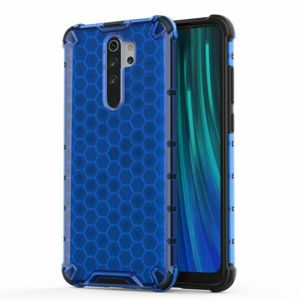 

Защитный чехол Deexe Honeycomb Series для Xiaomi Redmi Note 8 Pro - Blue