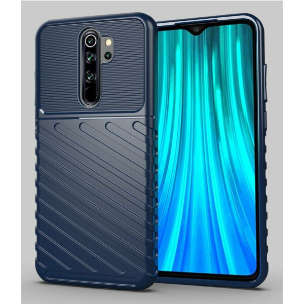 

Защитный чехол Deexe Thunder Series для Xiaomi Redmi Note 8 Pro - Blue