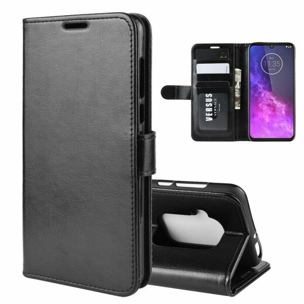 

Чехол-книжка Deexe Wallet Style для Motorola One Zoom - Black
