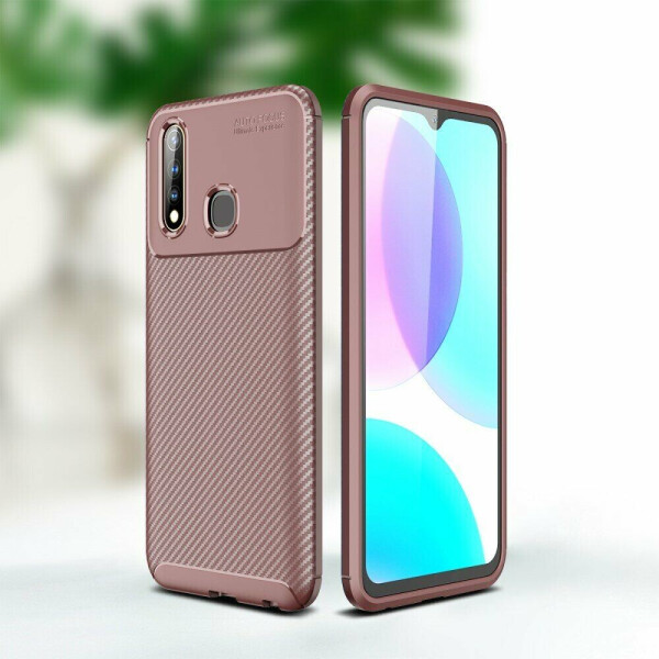 

Защитный чехол Deexe Fusion для VIVO Y19 - Brown