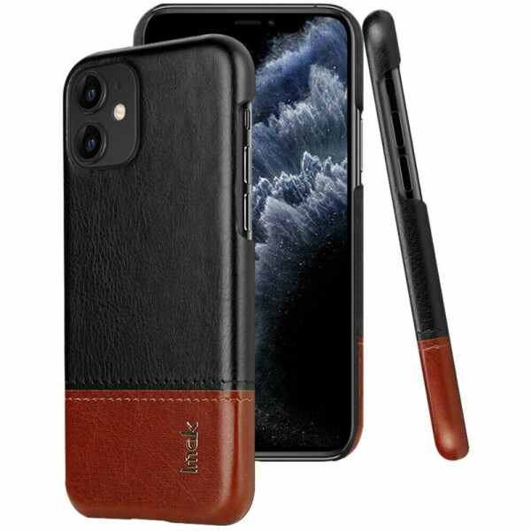 

Защитный чехол IMAK Leather Series для Apple iPhone 11 - Black / Brown
