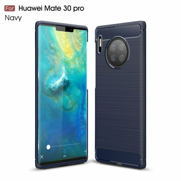 

Защитный чехол UniCase Carbon для Huawei Mate 30 Pro - Navy Blue