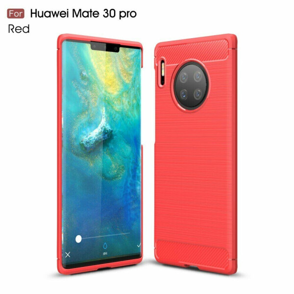 

Защитный чехол UniCase Carbon для Huawei Mate 30 Pro - Red