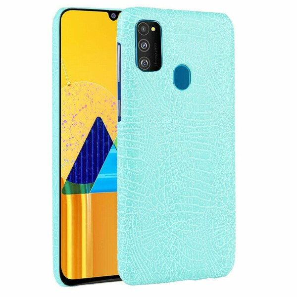 

Защитный чехол Deexe Croco Style для Samsung Galaxy M30s (M307) / Galaxy M21 (M215) - Baby Blue
