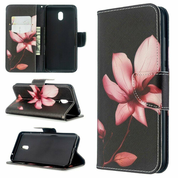 

Чехол-книжка Deexe Color Wallet для Xiaomi Redmi 8A - Red Flower