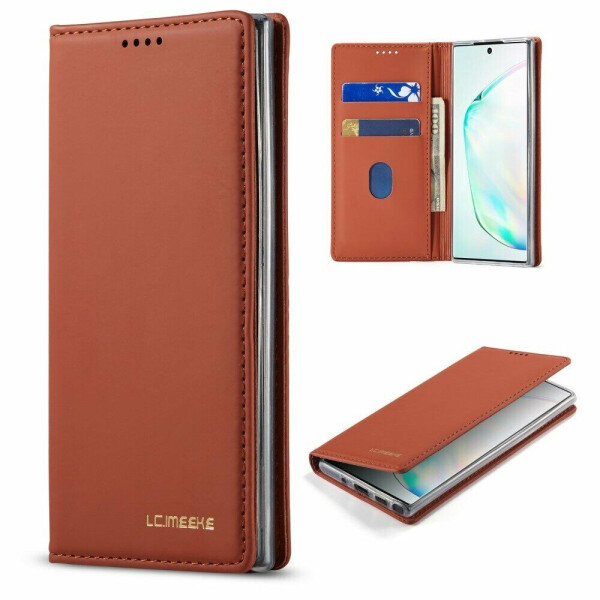

Чехол-книжка LC.IMEEKE LC-002 для Samsung Galaxy Note 10 (N970) - Brown