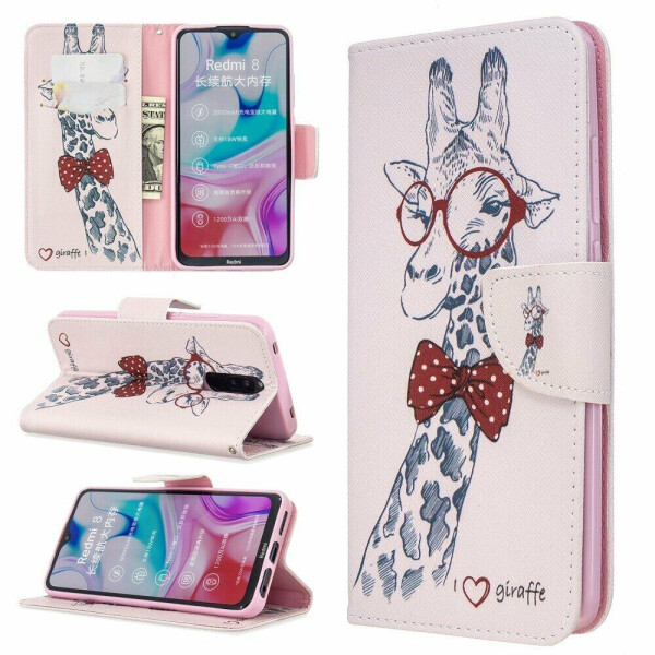 

Чехол-книжка Deexe Color Wallet для Xiaomi Redmi 8 - Giraffe