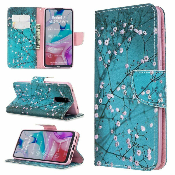 

Чехол-книжка Deexe Color Wallet для Xiaomi Redmi 8 - Flower Branch
