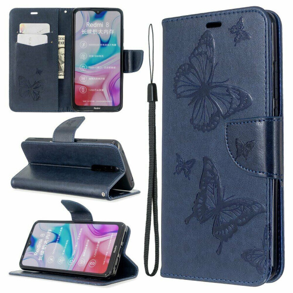 

Чехол UniCase Butterfly Pattern для Xiaomi Redmi 8 - Blue