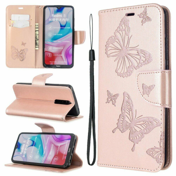 

Чехол UniCase Butterfly Pattern для Xiaomi Redmi 8 - Rose Gold