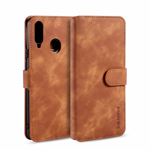 

Чехол DG.MING Retro Style для Samsung Galaxy A20s (A207) - Brown