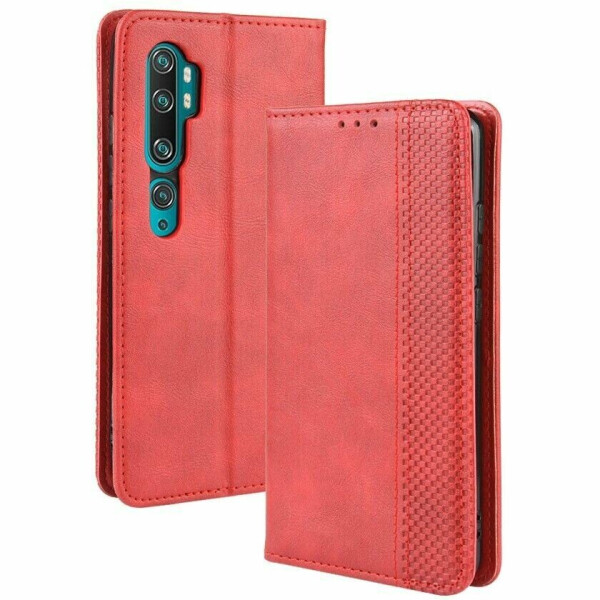 

Чехол Deexe Retro Style для Xiaomi Mi Note 10 / Note 10 Pro - Red