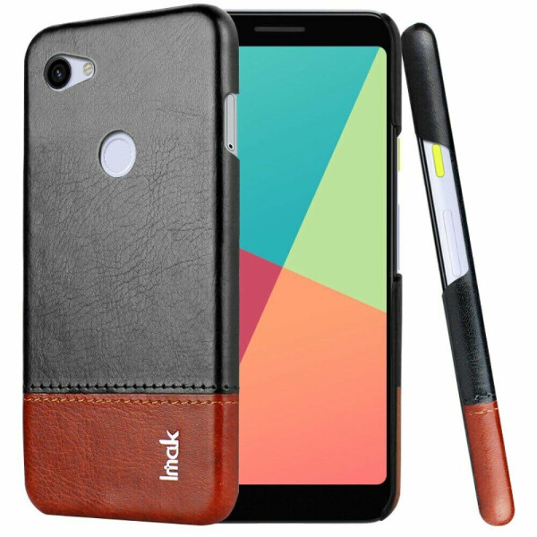 

Защитный чехол IMAK Leather Series для Google Pixel 3a XL - Black / Brown