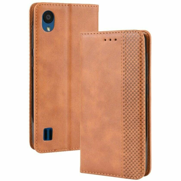 

Чехол Deexe Retro Style для ZTE Blade A5 (2019) - Brown