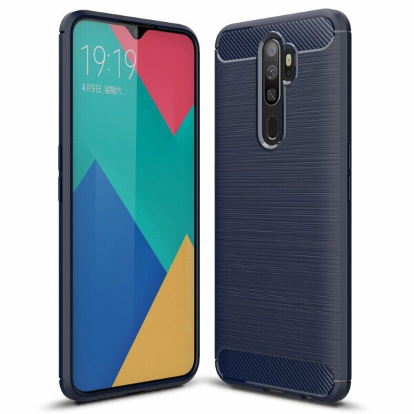 

Защитный чехол UniCase Carbon для OPPO A5 2020 - Dark Blue