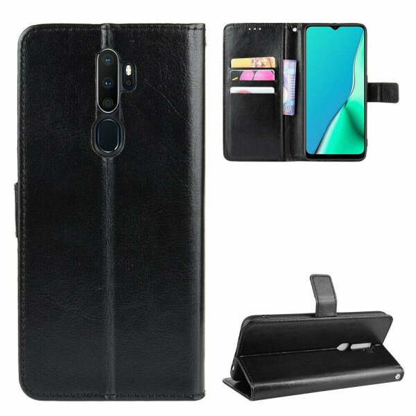 

Чехол-книжка Deexe Wallet Style для OPPO A5 2020 - Black